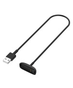 Зарядное устройство USB для часов Fitbit Inspire 2 1м, Black