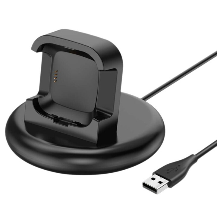 Зарядное устройство (док-станция с кабелем) для Fitbit Versa 2, Black