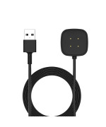 Зарядний пристрій (док-станція з кабелем) для смарт-годинників Fitbit Versa 3, Black