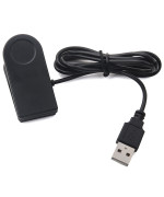 Зарядний пристрій USB для годинника Garmin Lily / Forerunner 230 / Approach S20, Black