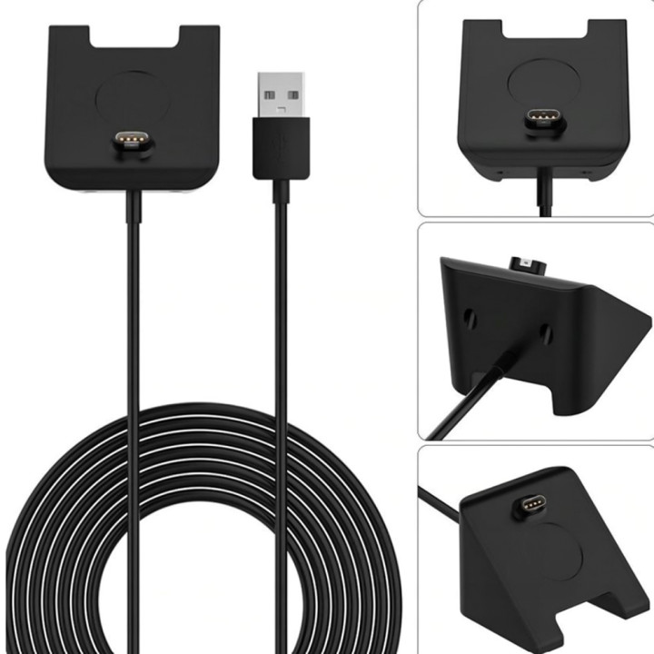 USB кабель-зарядка docking station для Garmin Vivoactive 5 / Venu Sq 2 / Enduro 2, 1м