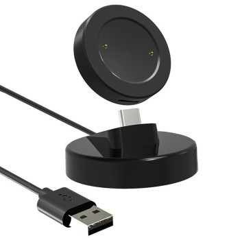 Зарядний пристрій (док-станція з кабелем) для смартгодинників Honor Watch 5 / 4 / GS4 / GS 3 1m, Black