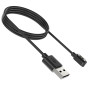 USB кабель-зарядка для Xiaomi Mibro GS / T1 / C2 / Lite 2 1m, Black