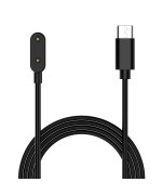 Type-C кабель зарядка для смартгодинників Huawei Band 10 / Band 9 / Band 8 1м, Black