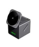 Беспроводное зарядное устройство для ACEFAST E34 Desktop 3-in-1 22.5 W, Gray