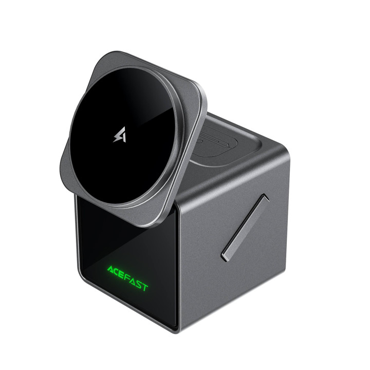 Беспроводное зарядное устройство для ACEFAST E34 Desktop 3-in-1 22.5 W, Gray