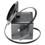 Беспроводное зарядное устройство для ACEFAST E34 Desktop 3-in-1 22.5 W, Gray