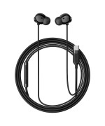 Проводные вакуумные наушники ACEFAST L10 с разъемом Type-C, Black
