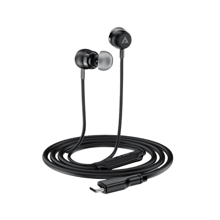 Проводные вакуумные наушники ACEFAST L8 с разъемом Type-C, Black