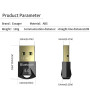 USB Bluetooth адаптер Essager Mini BT 5.0 EBT50-MN01, Black