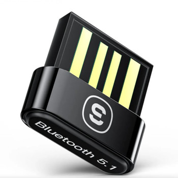 Bluetooth адаптер Essager EBTMQ-XK01 з  версією Bluetooth 5.1, Black