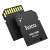 Адаптер, перехідник для карти пам'яті Hoco HB22 Micro-SD (TF) to SD, Black