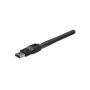USB Wi-Fi адаптер Ralink MT7601 с антенной 2dBi для тюнера Т2, спутниковых тюнеров, медиаприставок, компьютеров, Black