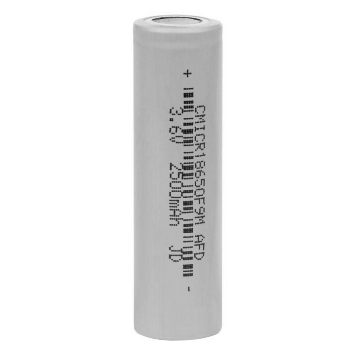 Аккумуляторная батарея 18650 2500 mAh 3.6V, Green