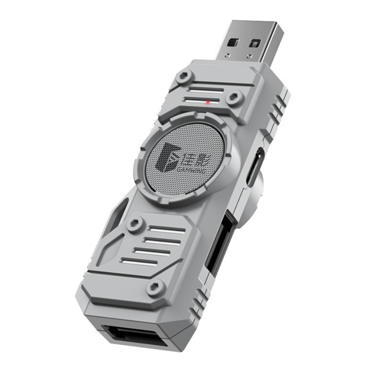 Адаптер клавіатури і мишки Jiaying M9 USB / Type-C для смартфона, Silver