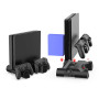 Универсальная док – станция DOBE TP4-0406 для PS4/PS4 Slim/PS4 Pro с охлаждением, Black