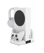 Универсальная док - станция Ipega PG-XBS011 для XBOX Series S с RGB подсветкой и охлаждением, White