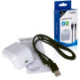 Наружный аккумулятор DOBE TP5-055 для геймпада DualSense (PS5) с LED индикаторами 1500mAh, White