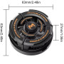 Вентилятор-охолоджувач для телефону з функцією бездротової зарядки MagSafe MEMO CX02 5V / 3A cable 1.5 m, Black