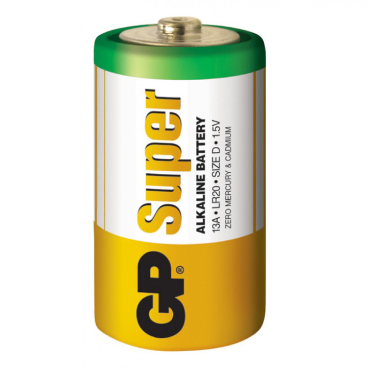 Батарейка GP D LR20 1.5V Alkaline 13A, Green