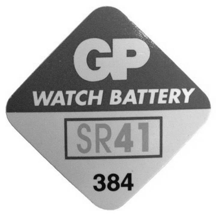 Батарейка GP 384 (192, SR41) Oxide Cell, Silver