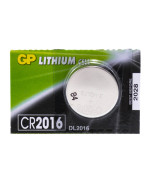 Батарейка GP CR2016 Lithium 3V, Silver