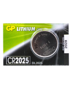 Батарейка GP CR2025 Lithium 3V, Silver