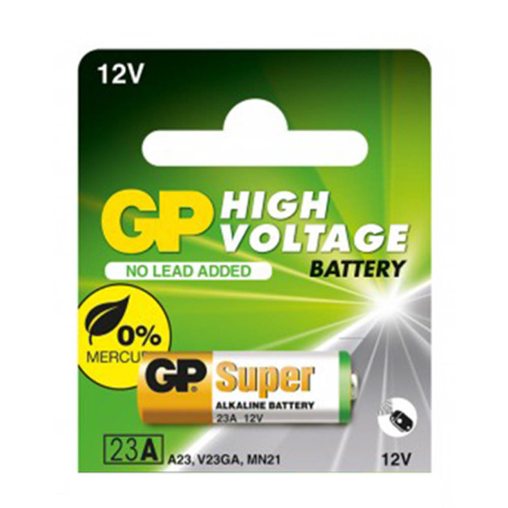Батарейка GP Super Alkaline MN-23 23A 12V, Green.