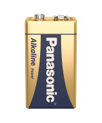Батарейка Panasonic Alkaline Power 6LF22 9V Krona, Gold-Blue