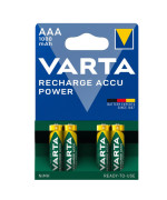 Акумуляторні батарейки Varta Recharge Accu Power 1000mAh NiMH AAA HR03 1.2V, Green / Блістер 4шт