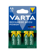 Акумуляторні батарейки Varta Recharge Accu 2100mAh AA HR6 NiMH 1.2V, Green, 4 шт