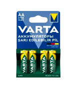 Аккумуляторная батарейка Varta Recharge ACCU 2700mAh AA HR6 Ni-MH (4 шт), Green