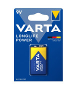 Батарейка Varta Longlife Power MN1604 Alkaline 9V Krona, Blue