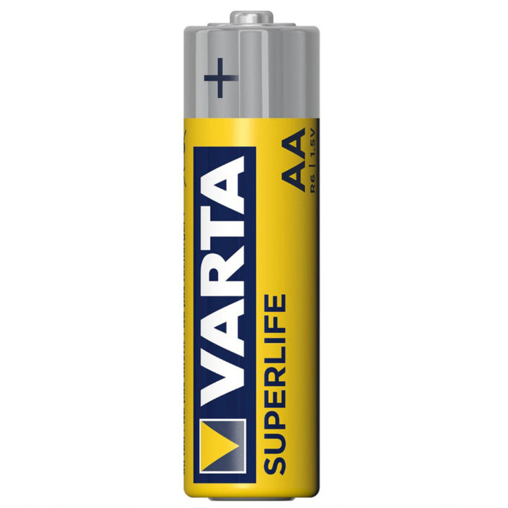 Батарейка Varta Superlife AA 6 Zinc-Carbon, Yellow