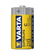 Батарейка Varta Superlife C R14 1.5V Zinc-Carbon, Yellow
