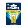 Батарейка Varta Superlife 6F22 Zinc-Carbon 9V Krona, Yellow