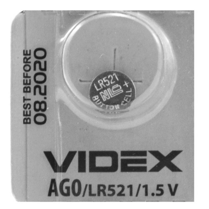Батарейка Videx AG 0 LR521 1,5V Silver