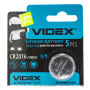Батарейка Videx CR2016 5000LC 3V, Silver