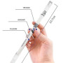 Двухсторонняя гелевая антистресс ручка Zodiak с LED подсветкой для Pen spinning