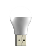 Портативная USB лампочка 0.66W 5V, White