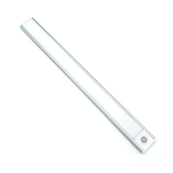 Портативна LED лампа з датчиком руху 40см, Silver