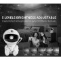 Проектор-ночник астронавт XO CF4 Mini 5W с визуализацией звездного космоса, White
