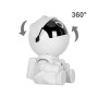 Проектор-ночник астронавт XO CF4 Mini 5W с визуализацией звездного космоса, White