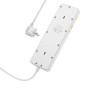 Мережевий подовжувач HOCO AC13A 5 Socket Ports 3USB / 1Type-C, White