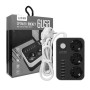 Мережевий подовжувач LDNIO SE3631 НА 3 розетки, 6 USB 1,6м Black-Gray