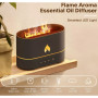 Увлажнитель – ароматизатор воздуха Aroma Flame с LED подсветкой и функцией имитации огня 250мл, Black