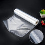 Рулонна харчова плівка-пакет для вакууматора 20х500 см (для вакуумування та зберігання продуктів), Transparent