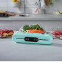 Побутовий вакууматор з дисплеєм Vacuum Sealer ZKFK-006 90W (10 пакетів у подарунок), Turquoise