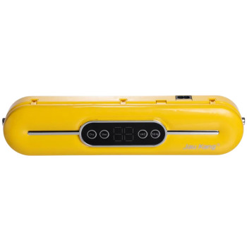 Побутовий вакууматор з дисплеєм Vacuum Sealer ZKFK-006 90W (10 пакетів у подарунок), Yellow