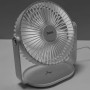 Вентилятор Hoco F14 Powerfull Desktop с ночником для дома или офиса, White